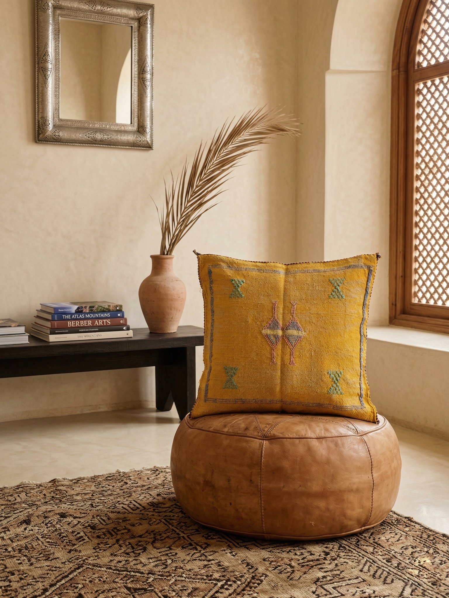 yellow Sabra Pillow