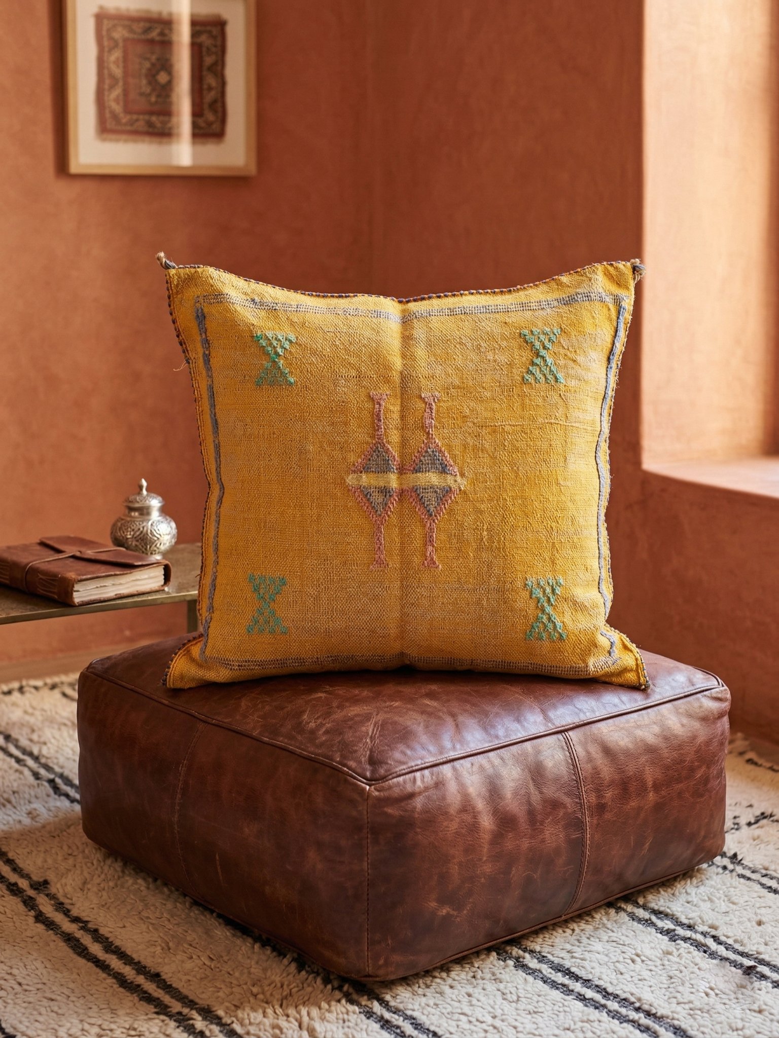 yellow Sabra Pillow