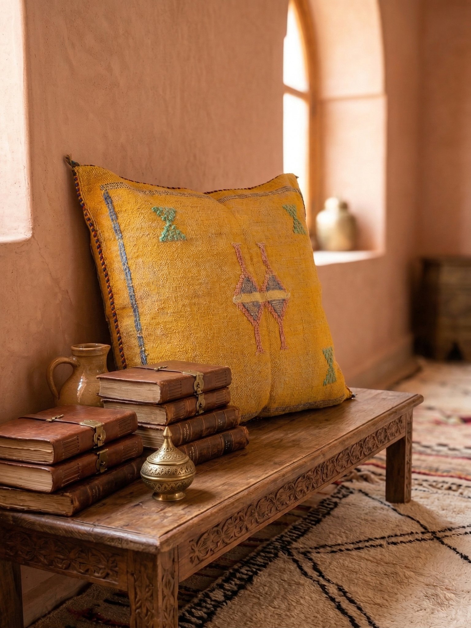 yellow Sabra Pillow