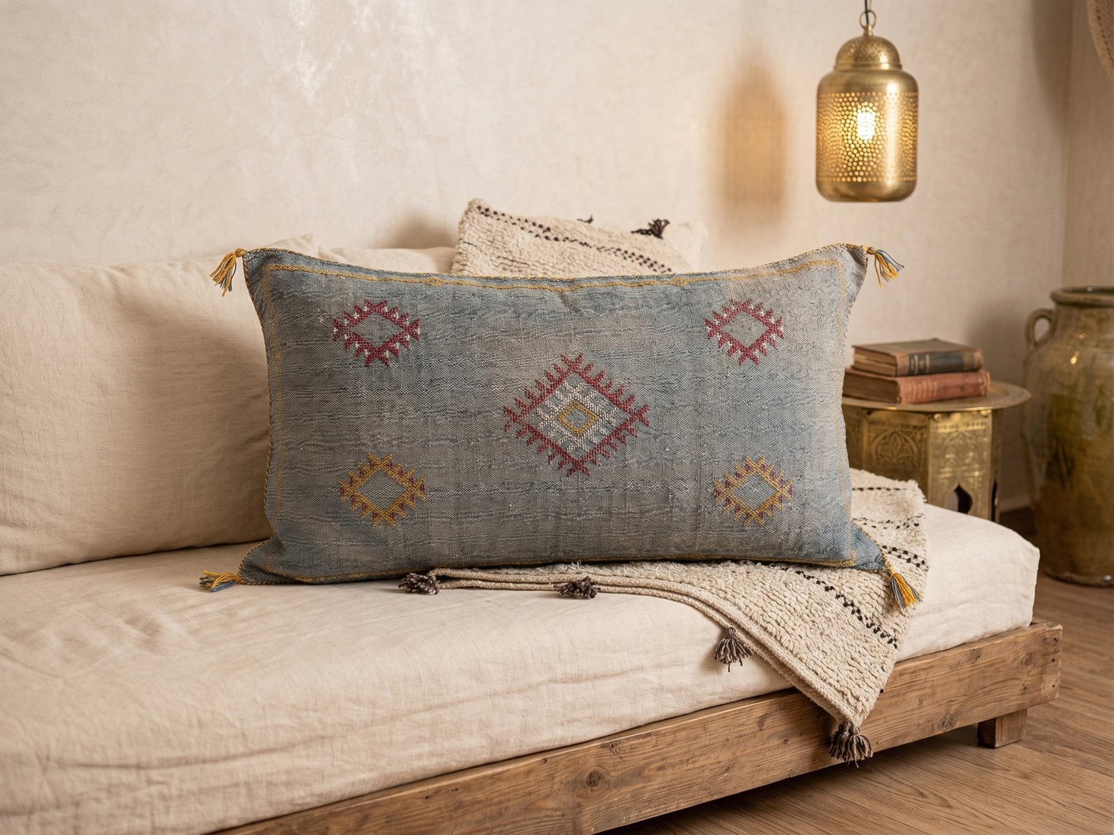 Long Grey Sabra Pillow 90×50 cm – view 4