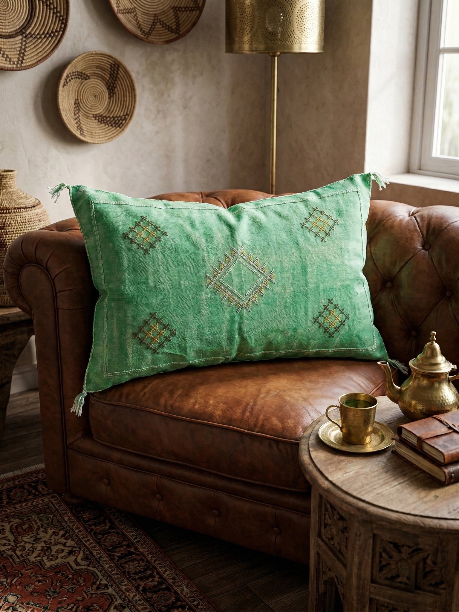 Long Green Sabra Pillow 90×50 cm – view 6