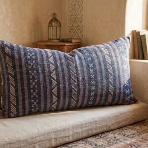Purple Sabra Cushion 90×50 cm – handmade in Morocco