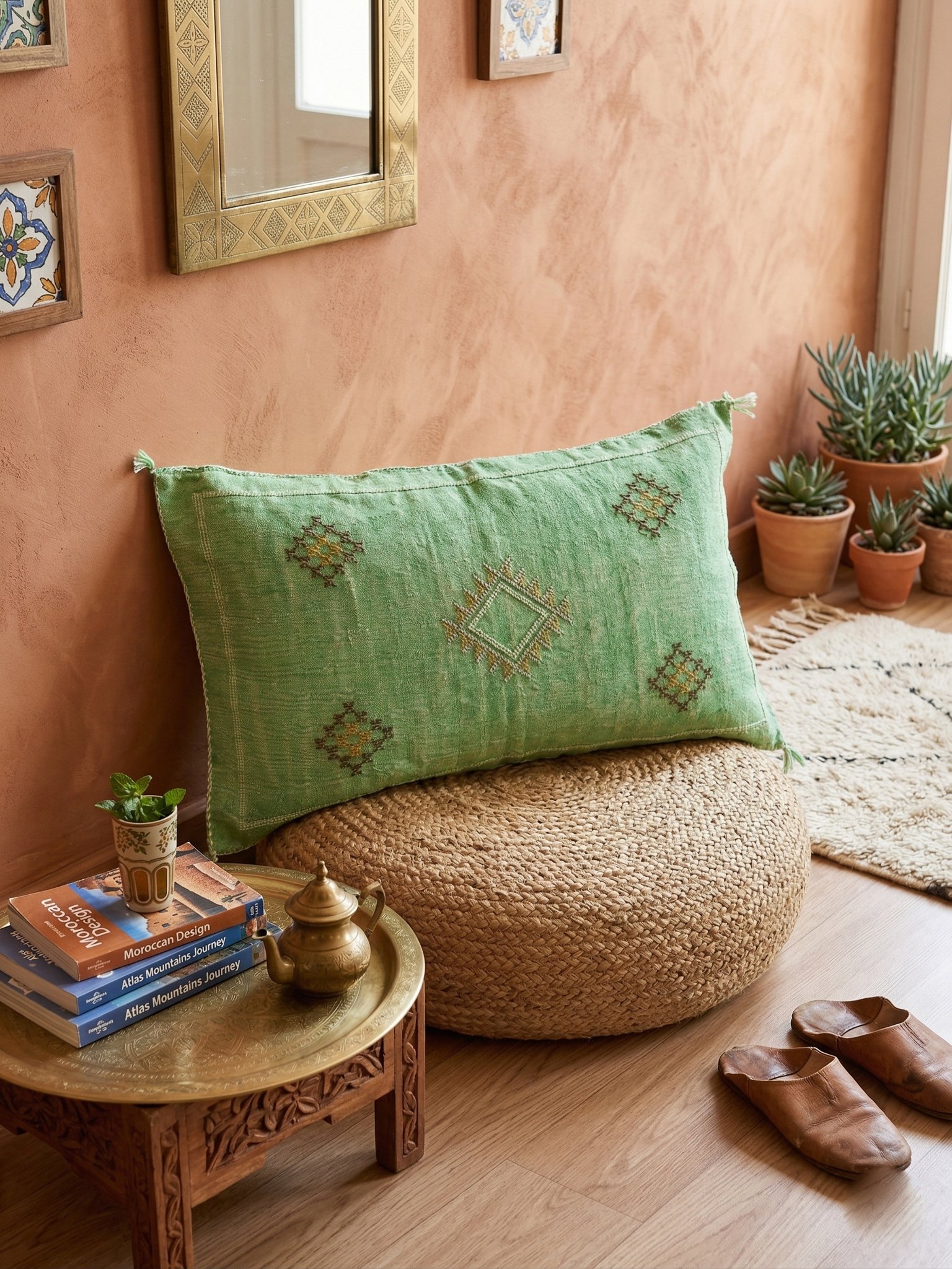 Long Green Sabra Pillow 90×50 cm – view 5