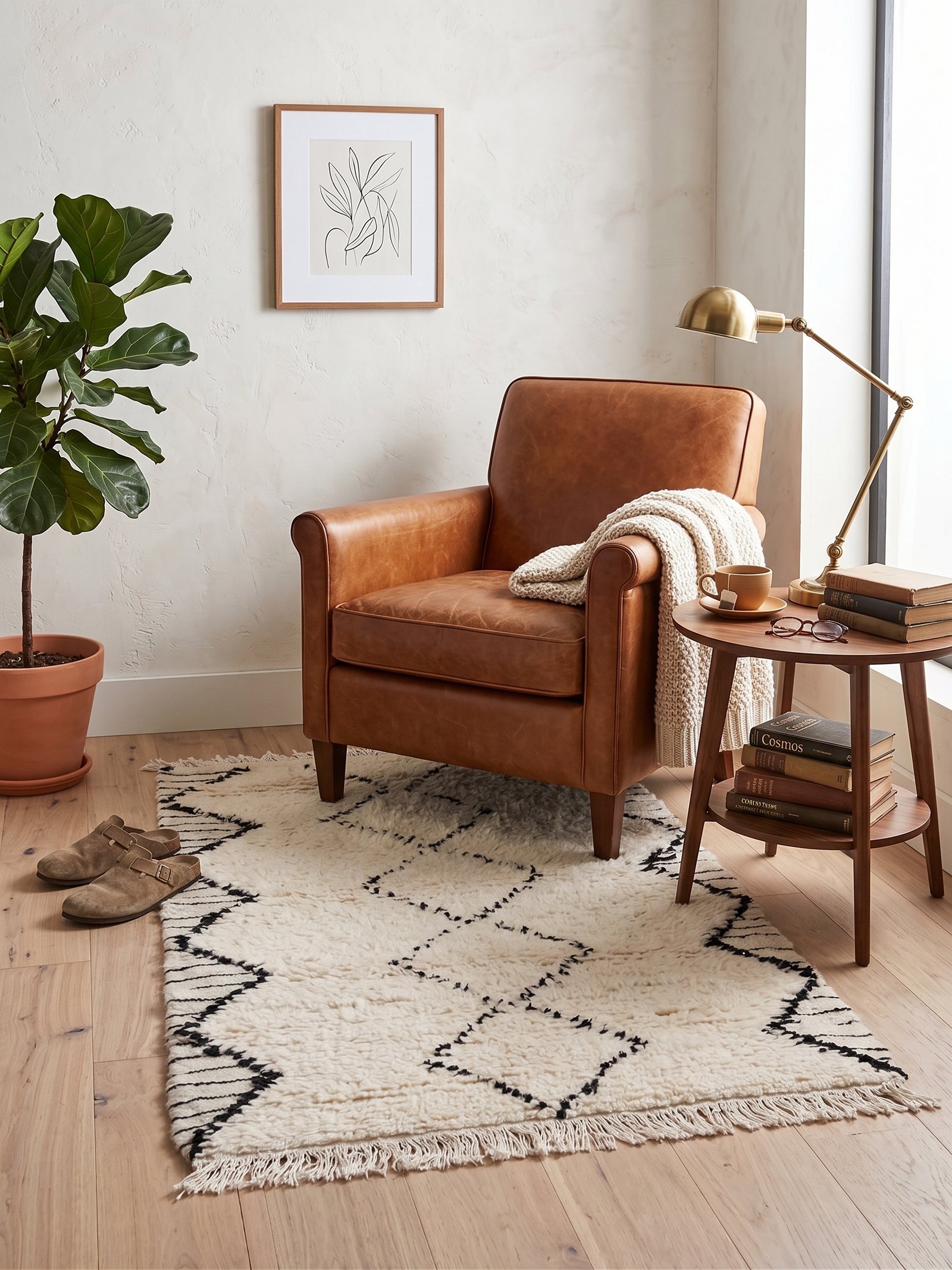 Small Beni Ourain Rug 115×75 cm – view 4