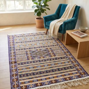 Khemisset Hanbel Rug 145×90 cm – handmade in Morocco