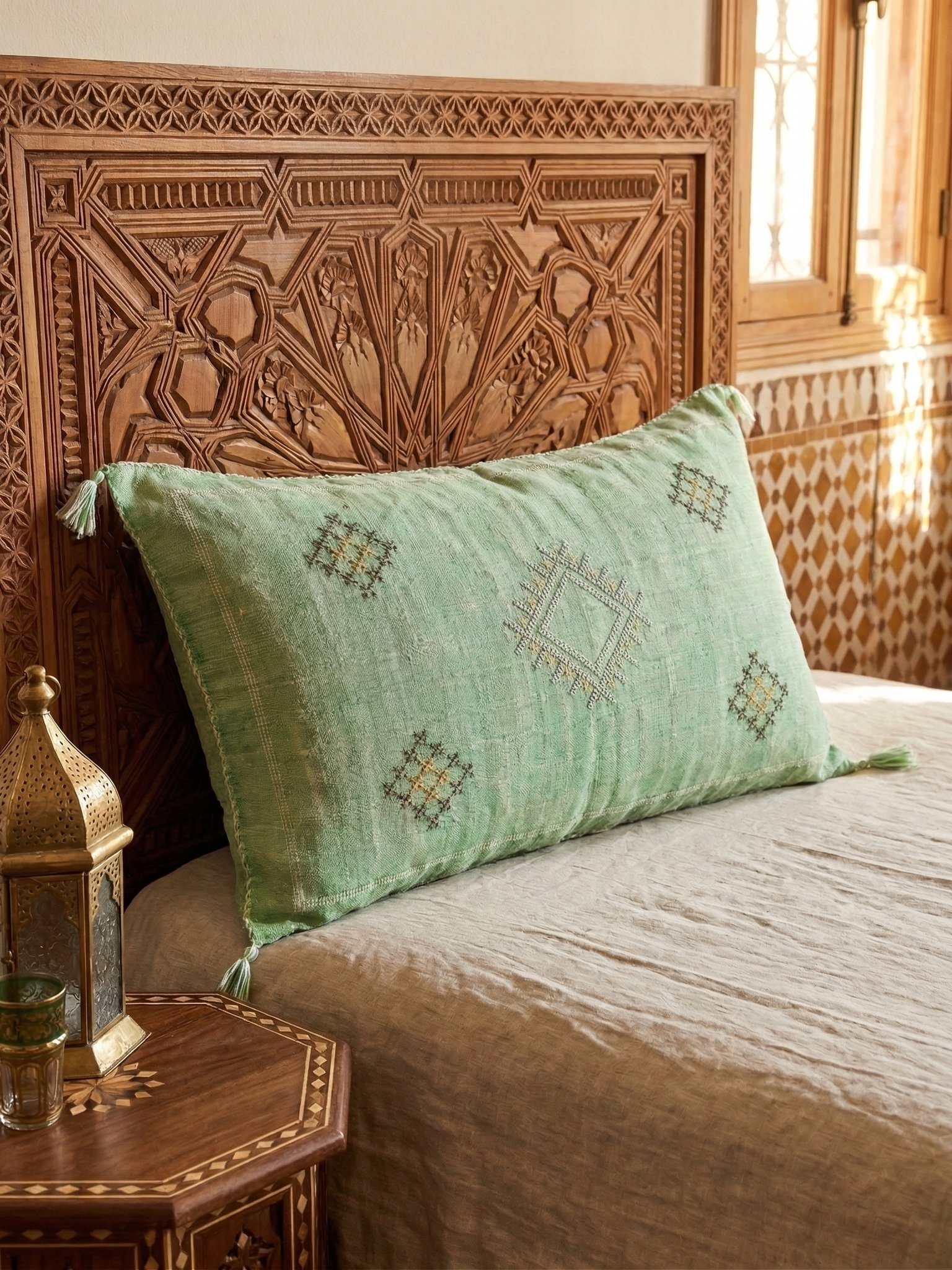 Long Green Sabra Pillow 90×50 cm – view 3