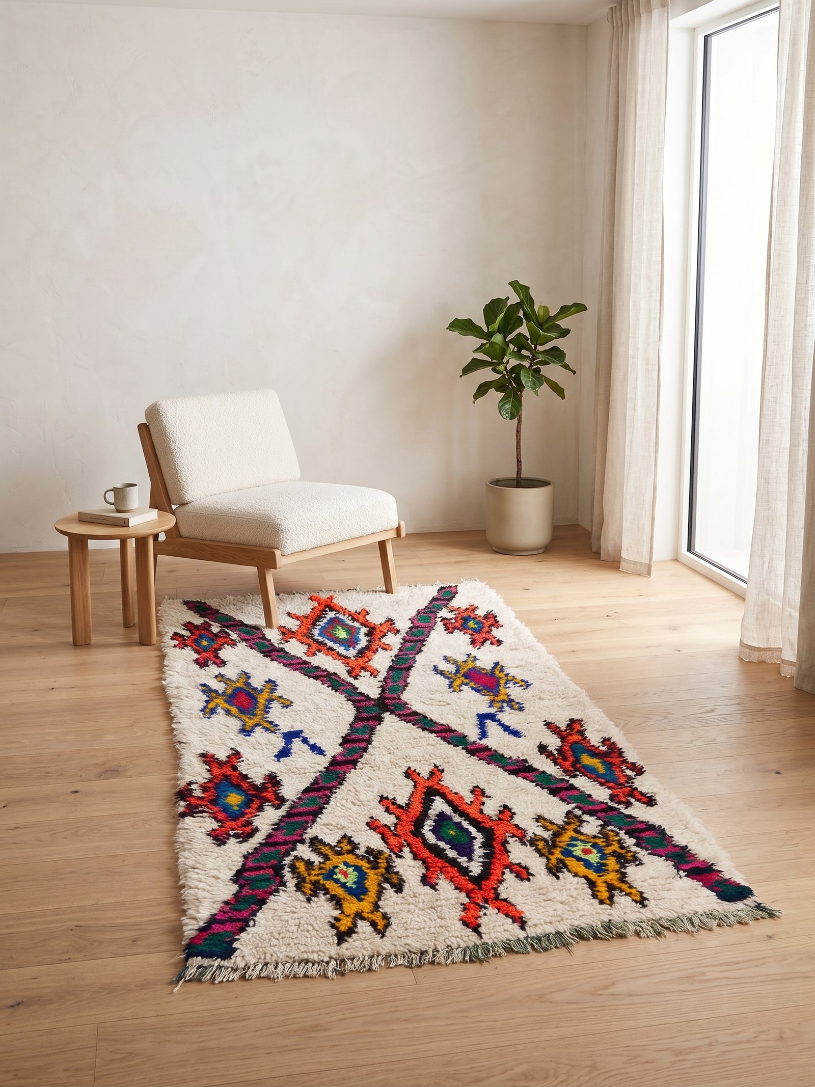 Azilal Moroccan Rug 180×95 cm – view 2